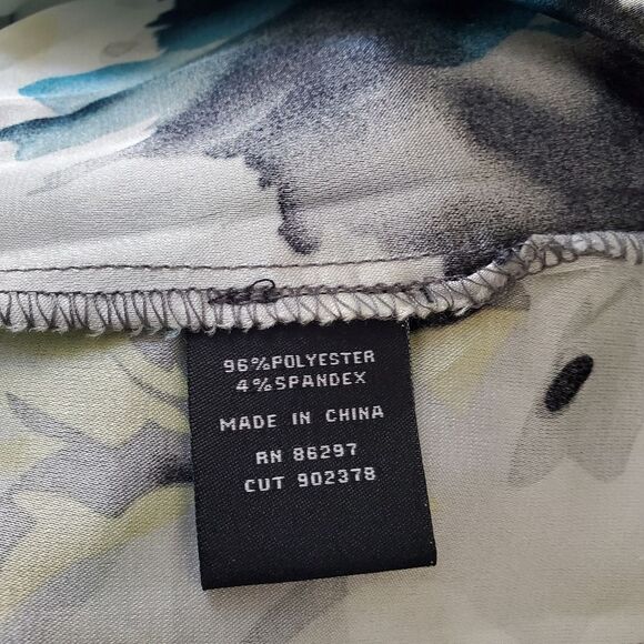 Vertigo Paris Evening Floral Scoop Neck Print Mini Dress Size Sm - Picture 12 of 13